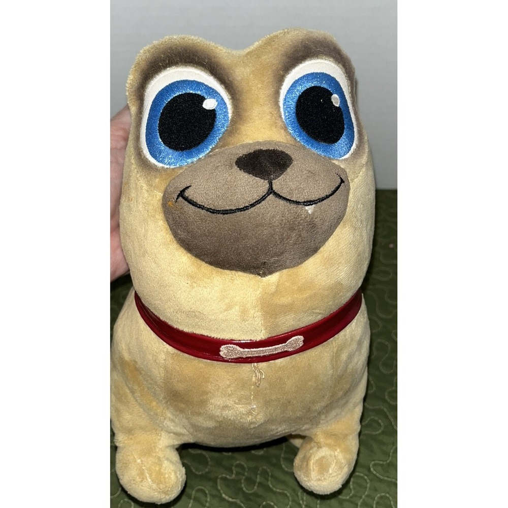 Puppy Dog Pals ROLLY Pug 12" Plush Disney Store Junior Toy Stuffed Animal